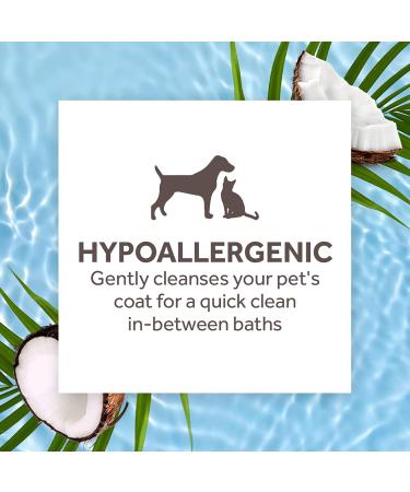 TropiClean Hypoallergenic Waterless Dog Shampoo 7.4 Fl Oz - Made in USA - Buy Online on GoSupps.com