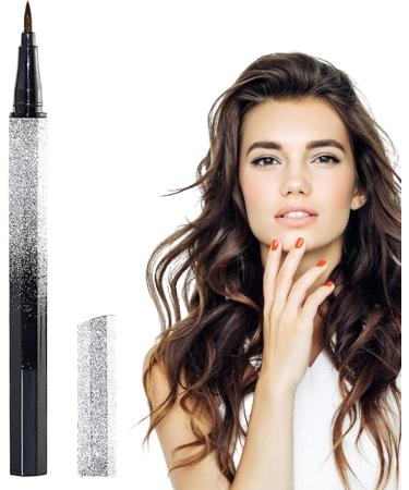 Waterproof Liquid Eyeliner | Waterproof Liquid Long-Lasting Eyeliner | Natural Eye Makeup Accessory for Daily Use Dating Night Out and Brown - Buy Online on GoSupps.com