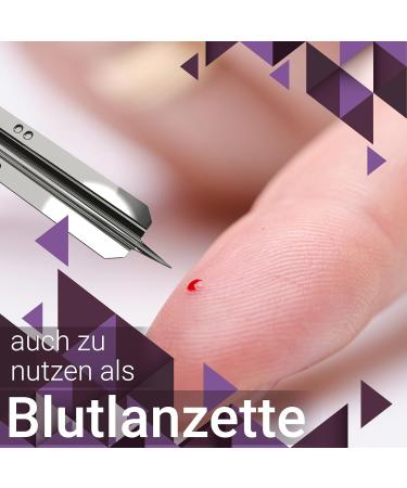 100 Sterile Lancets for Blood Testing | Kosmetex Lancing Device for Milia | 100 Pieces Pack - Fast International Shipping - Buy Online on GoSupps.com