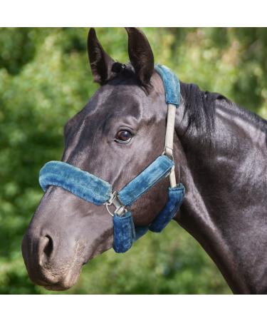 Harrison Howard Horse Halter Fleece Cover Set 9 Pieces Blue