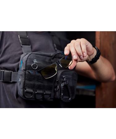 Buy Gunnar Vertex Gaming Glasses - Smoke Frame & Amber Lens | Anti-Blue Light 65% Blue Light Protection | Perfect for Gamers | Global Shipping - Buy Online on GoSupps.com