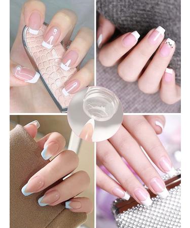 EBANKU 2 PCS Blue Clear Silicone Nail Art Stamper Kit - Transparent Soft Jelly Stamper for Manicure Tools (2 Styles) - Buy Online on GoSupps.com
