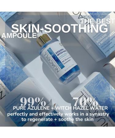 Nuacell Azulene & Chamomile Soothing Serum | 99.9% Guaiazulene 70% Witch Hazel for Irritated Skin | K-Beauty Aesthetic Winner (1.69 fl. oz) - International Shipping Available - Buy Online on GoSupps.com