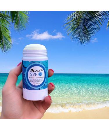SPF 30 Vegan Mineral Sunscreen - Organic Face & Body Protection | Toxin-Free UVA/UVB Shield - Buy Online on GoSupps.com
