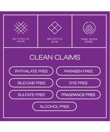GLITCH Blemish Free & Anti-Aging 3-Step Skincare Regimen for Youthful Skin - AM & PM Treatments with Exfoliating Mask - 1.7 fl oz x 3 - Buy Online on GoSupps.com
