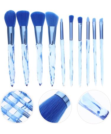 FRCOLOR 10pcs Makeup Brush Tools Eyeshadow Cosmetics Brush Beauty Accessories Eye Shadow Brush Major 20X12X2.5cm Blue - Buy Online on GoSupps.com