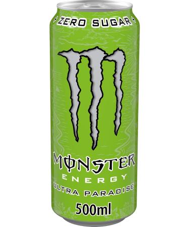  Monster Monster Energy Ultra Paradise - 24 x 500ml cans Zero Sugar and Low Calorie Energy Drink Light and Refreshing Kiwi and Lime Flavored Energy Drink - Buy Online on GoSupps.com