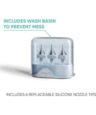 Water Powered Ear Cleaner | Safe & Effective Ear Wax Removal Tool | Electric Triple Jet Stream Ear Irrigation Kit with 4 Pressure Settings - Buy Online on GoSupps.com