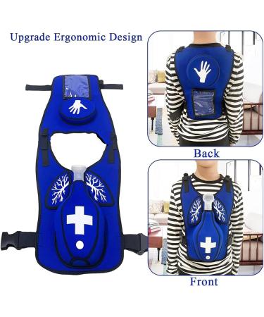 KREZMHLD Anti-Suffocation Training Vest Heimlich Adjustable Exercise Training Vest Humanized Design/High Cut Used Medical - Buy Online on GoSupps.com