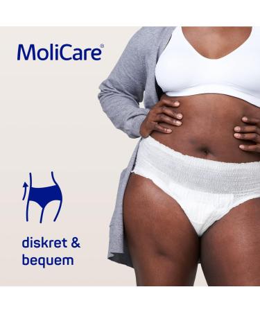 Molicare Premium Mobile Disposable Pants - Incontinence Solution for Men & Women Size L (100-150 cm) 14 Pieces - Discreet & Comfortable 8 Drops Rating - Buy Online on GoSupps.com