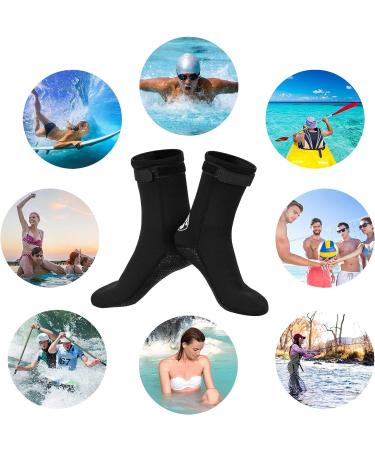 Oumers 3MM Neoprene Diving Wetsuit Socks | Thermal Anti-Slip Beach Socks for Men, Women, and Teenagers | Size L (US Men 8.5-9.5, Women 10-11) - Buy Online on GoSupps.com