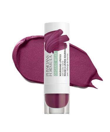 Physicians Formula Organic Wear Sugar Plum Lipstick 0.15 oz - Gluten Free & Dermatologist Approved - Buy Online on GoSupps.com