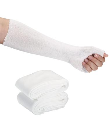 Nuanchu Tubular Cotton Stockinette Tubing for Pre Wrap Use - 20 Pcs 3.14 x 11.8 Inch - Elastic Arm Cast and Thumb Spica Stockinette - Buy Online on GoSupps.com