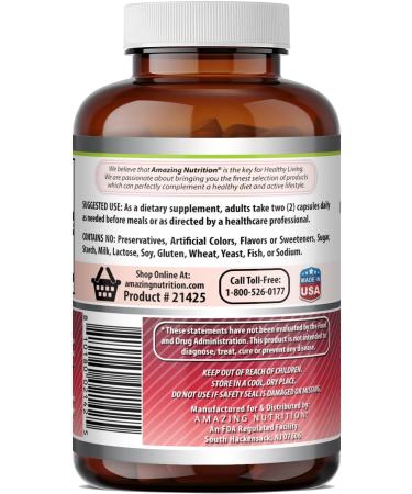 Amazing Formulas Cranberry Extract | 950 Mg Per Serving | 120 Capsules Supplement | Non-GMO Gluten Free Made in USA - Buy Online on GoSupps.com