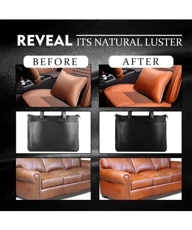 Mori Kamei Leather maintenance oil leather repair cream used to repair sofas purses car seats used to repair leather wear fading scratches (black) - Buy Online on GoSupps.com