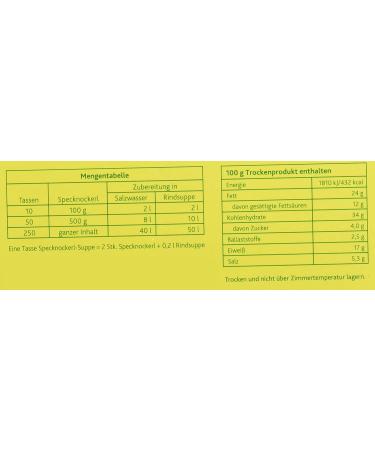 Knorr Specknockerl - Authentic Pre-Formed Bacon Dumplings 2.5kg | International Shipping Available - Buy Online on GoSupps.com