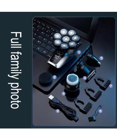 Best 8D Head Shavers for Bald Men | Waterproof Electric Shaving Set with Nose Hair Trimmer - Buy Online on GoSupps.com