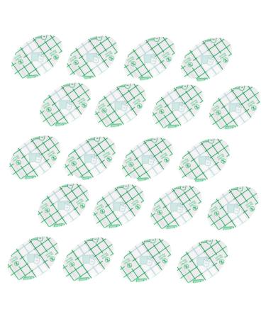 FRCOLOR 20pcs Anti-wear Back Stickers Heel Car Windshield Cleaner Shoe Sole Protector Sandal Cushion Sticker Heel Cushion Shoe Inserts Rear Heel Sticker Polyethylene Feet