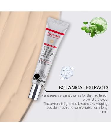 Cc Eye Cream with Centella Asiatica - 3 in 1 Full Coverage Anti-Dark Circles Cc Cream - Moisturizing Brightening and Tinted Corrector - SPF 20 Sun Protection (Dark) - Buy Online on GoSupps.com