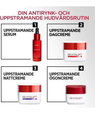 L'Or al Revitalift Eye Contour Care - Anti-Aging Eye Cream 15 ml for Dark Circles & Puffiness - International Shipping Available - Buy Online on GoSupps.com