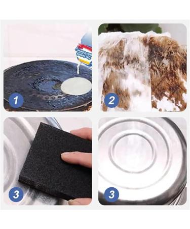 Pan Bottom Stain Cleaner Pot Cleaner For Bottom Of Pans Household Stainless Steel Kitchen Cleaner Spray Strong Detergent Bubble Foam Cleaner Gel Heavy Oil Stain Gel Cleaner (1PC) - Buy Online on GoSupps.com