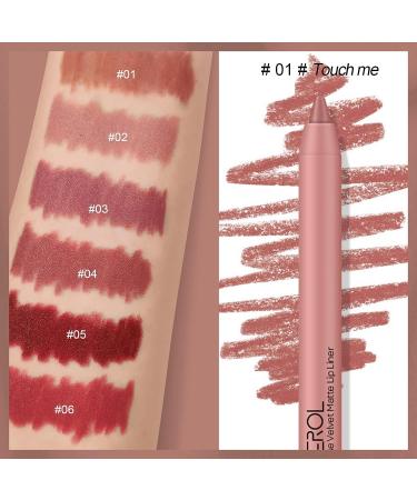 FREEORR Creamy Lip Liner Pencil - Long Lasting Matte Formula with Sharpener - Buy Online on GoSupps.com