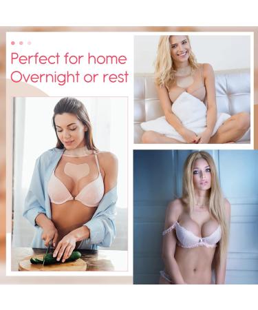 Reusable Anti-Fold Silicone Neck Pads - Overnight Cleavage Support for Women & Girls | Breast Fold Patches - Buy Online on GoSupps.com
