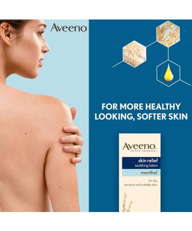 Aveeno Soothing Cream - 200ml | Menthol for Itchy Dry Skin Relief | Shop Internationally - Buy Online on GoSupps.com