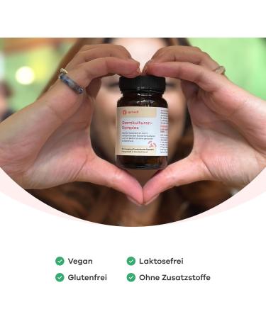 Buy Apriwell Intestinal Culture Complex - Fructose-Free Probiotic with 5 Lactic Acid Bacteria & Biotin | Vegan | Stomach Resistant | 30 Capsules - Buy Online on GoSupps.com