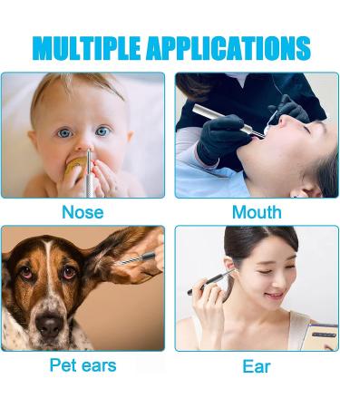 BEBIRD R1 Ear Wax Removal Tool Camera Endoscope - 1080P HD Wireless Ear Cleaner with 6 LED Lights for iPhone, iPad, Android - Kids, Adults & Pets (Black) - Buy Online on GoSupps.com