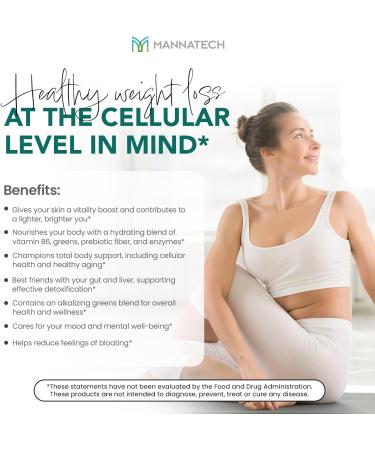 Mannatech TruHealth Cleanse - Strawberry Apple Powder Drink for Healthy Body Support Alkalizing Greens Blend B6 Prebiotic Fiber & Digestive Enzymes - 102g - International Shipping Available - Buy Online on GoSupps.com