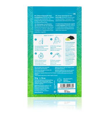 Khadi Deep Charcoal Cleanse Ayurvedic Hair Mask - Amla Activated Carbon 100% Vegan & Natural - Deep Cleaning for Residue-Free Hair (50g) - Buy Online on GoSupps.com