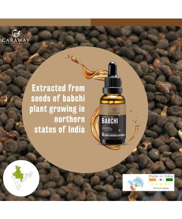 CARAWAY BAKUCHI OIL - Supercritical CO2 Extract| Pure Babchi Oil for Skin Pigmentation Vitiligo & Uneven skin tone| Bakuchi Seed Oil 50ml - Buy Online on GoSupps.com