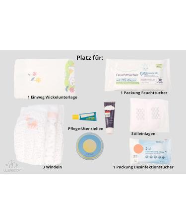 ULLENBOOM Diaper Pocket - Compact Diaper Bag for 3 Diapers & Accessories | Made in EU | Jungle Design 18x27 cm - Buy Online on GoSupps.com