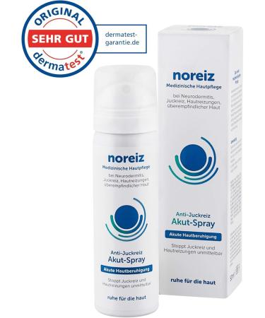 Noreiz Anti-Itching Spray (50ml) - Quick Relief for Skin Irritation & Itchy Skin | Neurodermatitis Treatment | Made in Germany - Buy Online on GoSupps.com