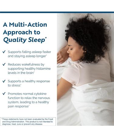 Researched Nutritionals Circadian PM - Natural Sleep Support for a Healthy Nervous System & Peaceful Nights | L Theanine 5 HTP Valerian Root & GABA - 90 Capsules - Buy Online on GoSupps.com