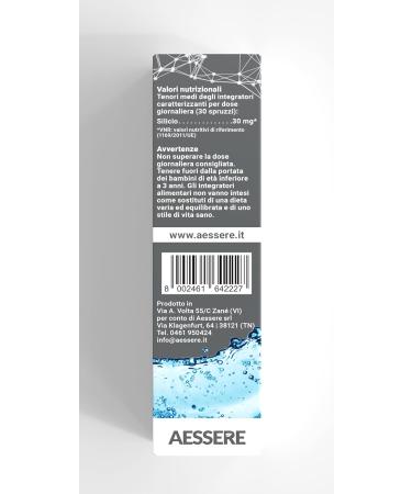 AESSERE Srl Silicon Colloidal Plus Spray 300 PPM 100 ml - Buy Online on GoSupps.com