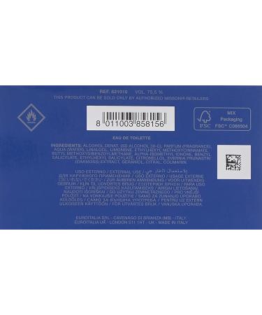 Missoni Missoni Wave Men EDT Spray 3.4 Fl Oz (Pack of 1) Citrus Aromatic fragrance 3.4 Fl Oz (Pack of 1) - Buy Online on GoSupps.com