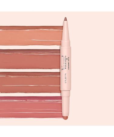 Buy Pupa Milano Vamp! Creamy Duo 003 Warm Nude - 2-in-1 Lipstick & Lip Pencil | Long Lasting Lightweight No-Transfer Smooth Texture - International Shipping Available - Buy Online on GoSupps.com