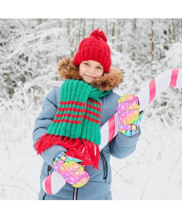 PAMAID Kids Ski Mittens - Waterproof Winter Gloves for Girls 3-8 Years - Buy Online on GoSupps.com