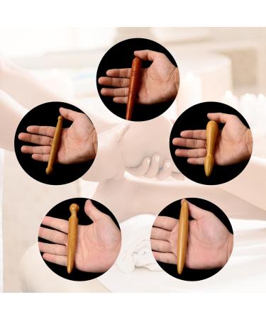 Buy PIMXL 5-Piece Trigger Point Massager Set - Massage Wood Tools for Pain Relief & Muscle Relaxation | International Shipping - Buy Online on GoSupps.com