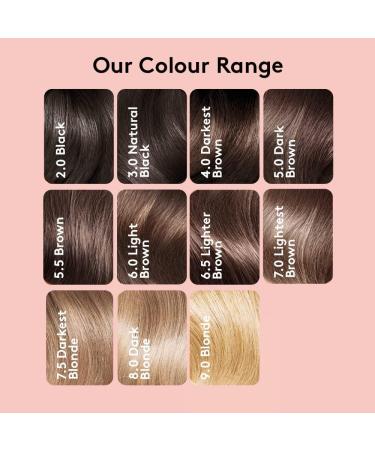 Josh Wood Coloration permanente 2.0 (Noir) Approuv par les c l brit s sans ammoniaque Laisse les cheveux super brillants et hydrat s avec une couverture 100 % des cheveux blancs Aspect naturel Marron - Buy Online on GoSupps.com