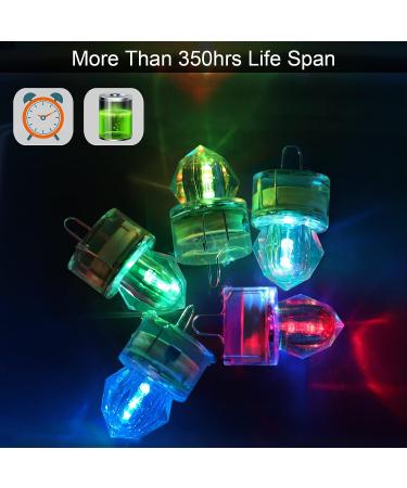 OPOLEMIN LED Fishing Lights - Deep Sea/Ice Fishing Lures - Water-Triggered Flashers - Lighted Fishing Attractant (5PCS) - Buy Online on GoSupps.com