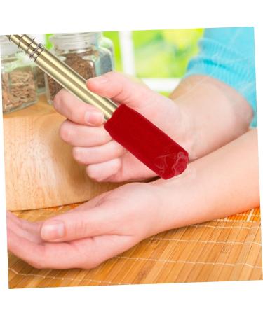 HOMSFOU 2pcs Moxa Stick Tool - Pure Copper Winter Melon Conical (32x4.2cm) - Golden Moxa for Wellness - Buy Online on GoSupps.com