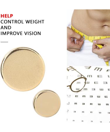 Magnetic Weight Loss Earrings | Gold Slimming Acupressure Therapy Earplugs - Buy Online on GoSupps.com