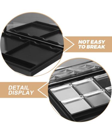 ERINGOGO Lot de 2 Palettes de Maquillage Magn tiques Vides 8 Compartiments Bo tier Noir Mat avec 8 Godets en Aluminium Organisateur Cosm tique Portable pour Fards Paupi res et - Buy Online on GoSupps.com