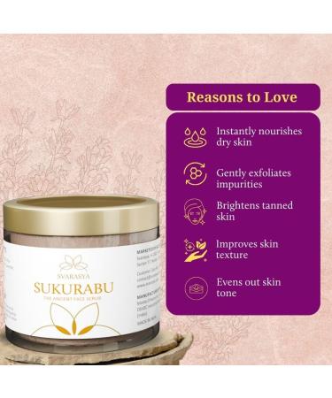 Natural Face Scrub for Glowing Skin | Lavender & Licorice Exfoliating Powder | 100g Nourishing & Moisturising - Buy Online on GoSupps.com