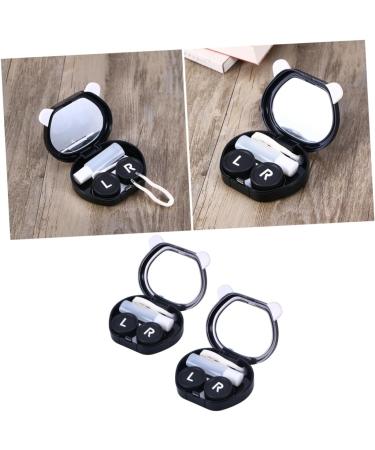 Buy Healvian 4-Piece Colored Contact Lens Case - Panda Design | International Shipping Available - Buy Online on GoSupps.com