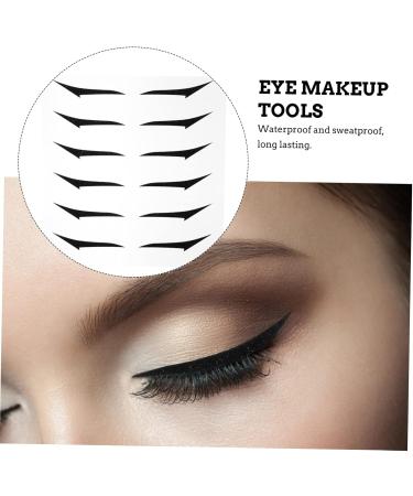 FOMIYES 108 Pairs Glitter Eyeliner Eyelid Makeup Stickers Korean Eyelid Tape Eye Skin Sticker Eyes Miss Tool - Buy Online on GoSupps.com