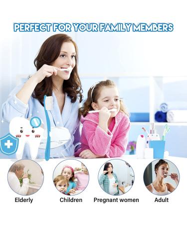4 Pcs Ultra Soft Toothbrush Set - Micro-Nano Bristles for Sensitive Teeth & Gum Care - Buy Online on GoSupps.com